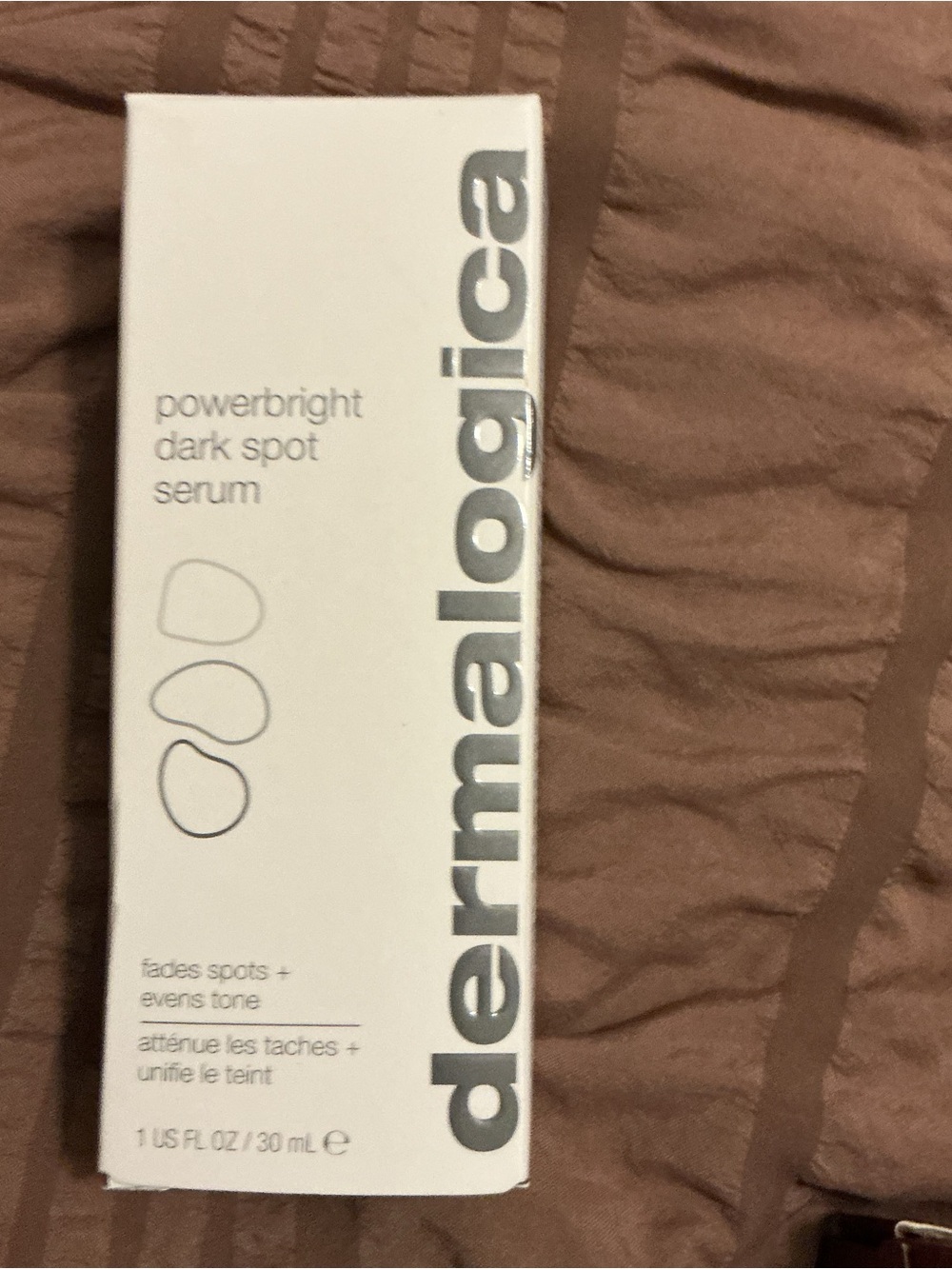 dermalogica White and Silver Skincare Box with Barcode